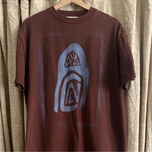 Acne Studios Brown Graphic Tee size M